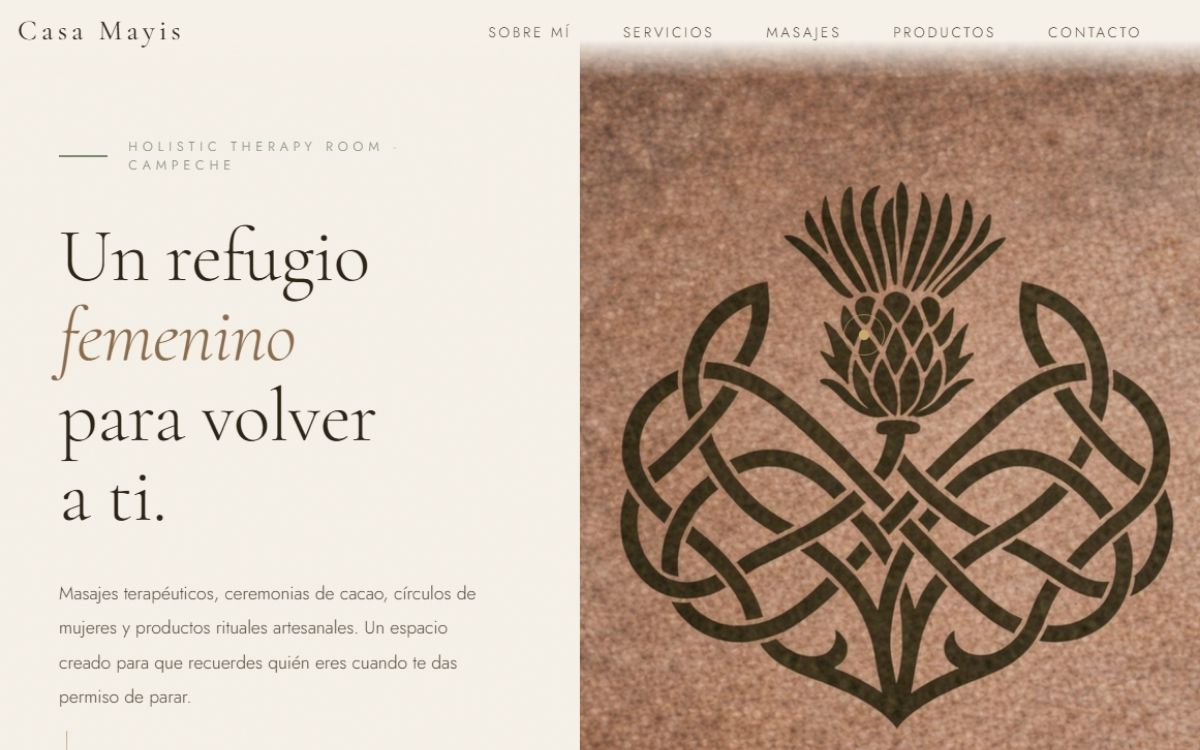 Casa Mayis website screenshot